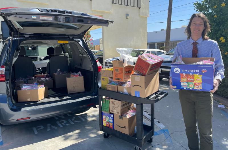 Snack bag donation photo